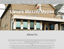 Tablet Screenshot of lizzasmezzomezzo.com